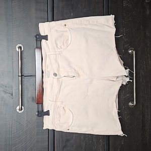 Light Pink Jean Shorts